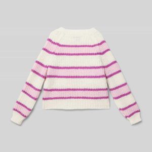 Comfort fit gebreid jack met grof tricot, model ‘NORDIC’