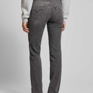 Straight fit jeans met viscose, model ‘314’