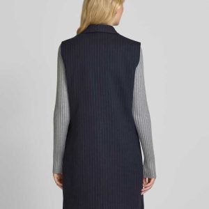 Knielange jurk met reverskraag, model ‘Isabelle’