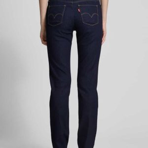 Shaping slim fit jeans met stretch, model ‘312’ – ‘Water