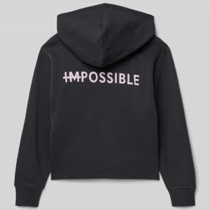 Boxy fit hoodie van puur katoen