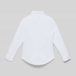 Slim fit overhemd van katoen