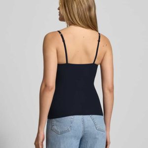 2-in-1 beha-top met gewatteerde, voorgevormde cups, model ‘ALLURE’