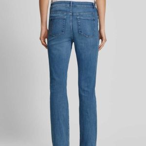 Bootcut jeans met riemlussen