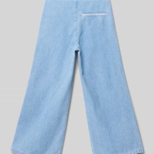 Jeans met bandplooien