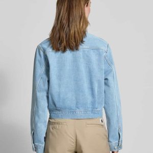 Jeansjack met knoopsluiting, model ‘Arca’