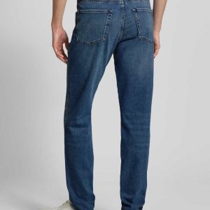 Slim taper fit jeans in 5-pocketmodel, model ‘ONYX’