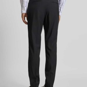 Stoffen broek met bandplooien, model ‘Tenutas’