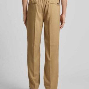 Baggy fit pantalon met bandplooien, model ‘Julian’