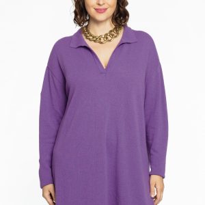 Yoek Polo trui | Paars | Maat 42/44