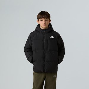 The North Face North-donsjas Met Capuchon Voor Jongens Tnf Black male