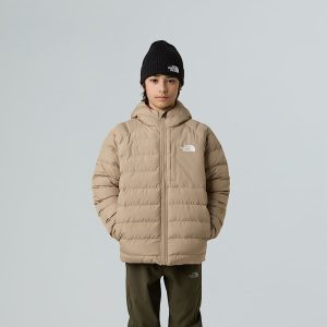 The North Face Reversible Perrito-jas Voor Jongens Mushroom Grey male