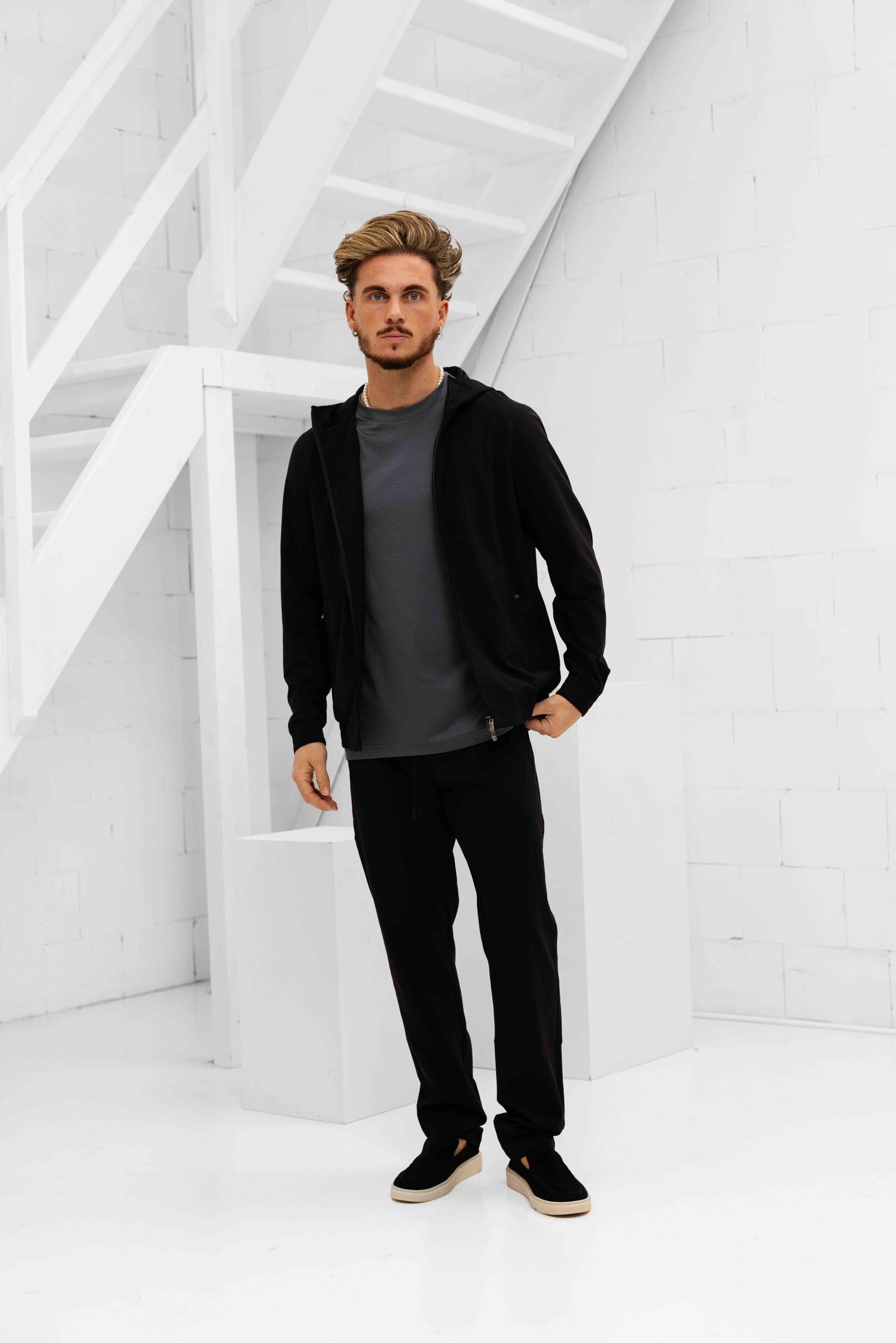 Cou7ure Essentials Reflection Hoodie Trainingspak Heren Zwart - Maat M - Kleur: Zwart | Soccerfanshop