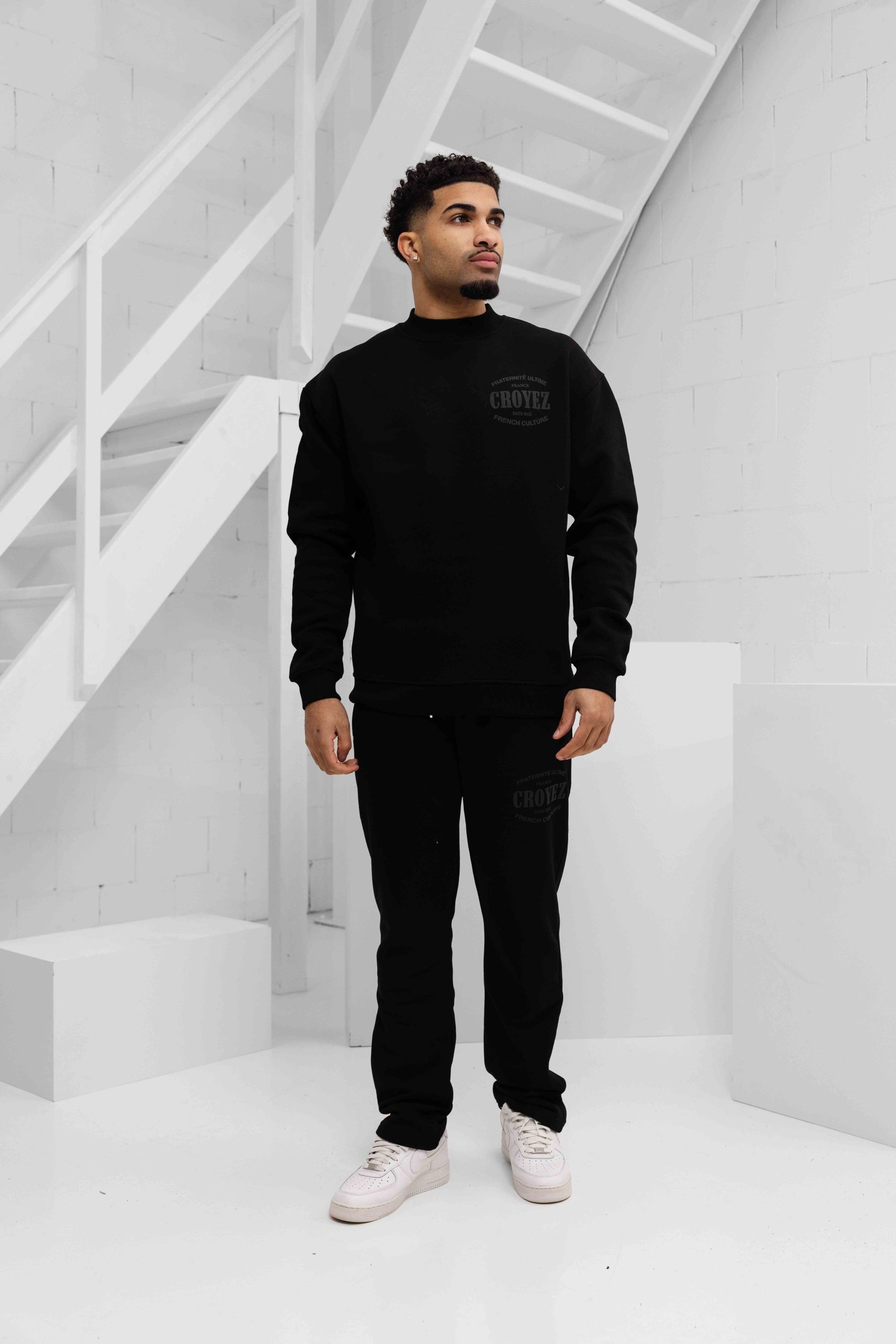 Croyez Stamp Trainingspak Heren Zwart - Maat XXL - Kleur: Zwart | Soccerfanshop