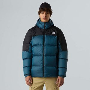 The North Face Diablo 2.0-donsjas Met Capuchon Voor Heren Dusk Blue Black Heather-tnf Black male