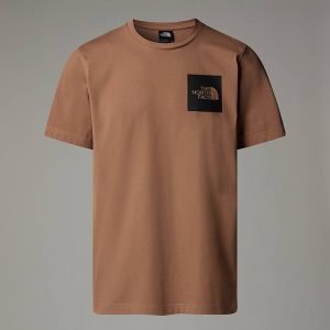 The North Face Fine-t-shirt Voor Heren Latte male