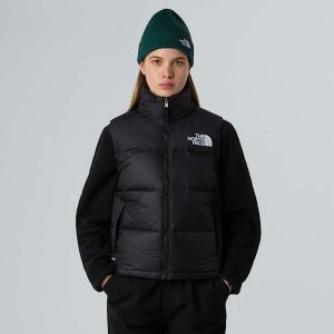 The North Face 1996 Retro Nuptse-bodywarmer Voor Dames Recycled Tnf Black female