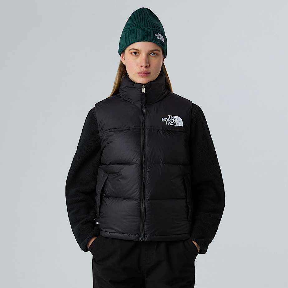 The North Face 1996 Retro Nuptse-bodywarmer Voor Dames Recycled Tnf Black female