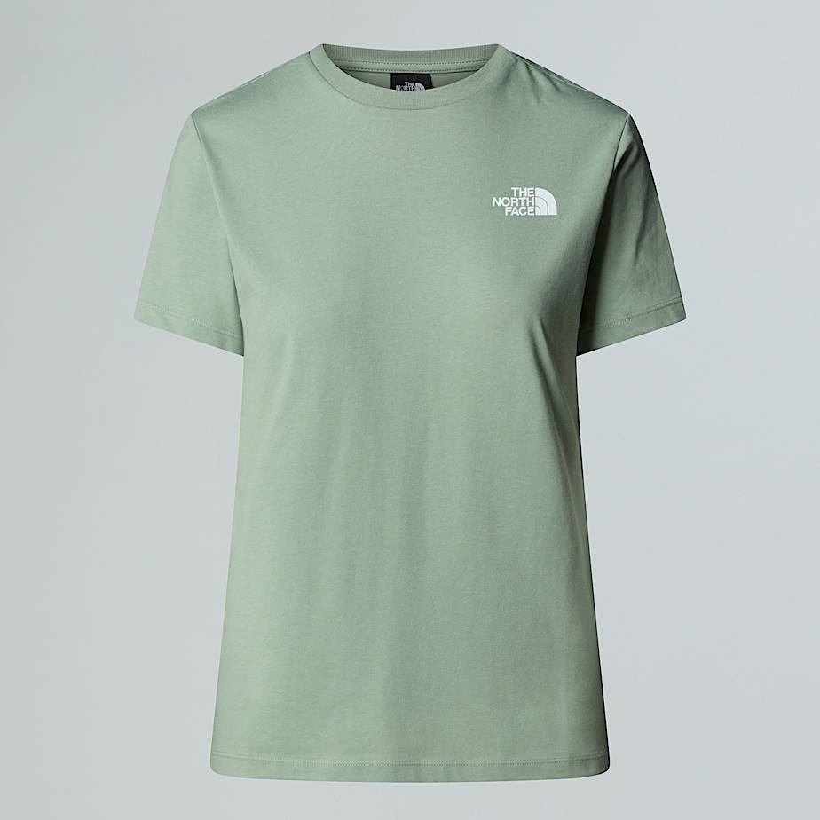 The North Face Blanca-t-shirt Voor Dames Slate Moss female