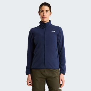 The North Face Glacier-fleece Met Volledige Rits Voor Dames Summit Navy female