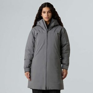 The North Face Tnf Range-donsparka Voor Dames Smoked Pearl female