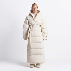 The North Face The North Face X Skims Nuptse Wrap-parka Voor Dames Sk Bone female