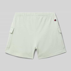 Regular fit sweatshorts met logopatch