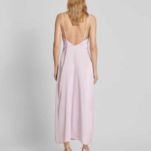 Maxi-jurk met cascadehals, model ‘RAVENNA’