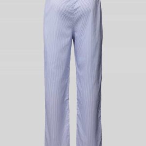 Regular fit pyjamabroek van pure scheerwol