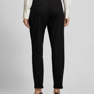 Slim fit chino met siersteentjes, model ‘LOUISA’