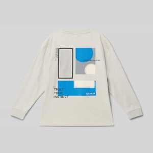 Sweatshirt met motiefprint
