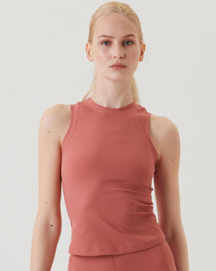 Björn Borg - Dames - Borg Rib Tanktop - Roze - Maat XL