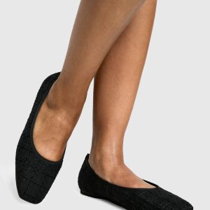 Boucle Ballet Flats