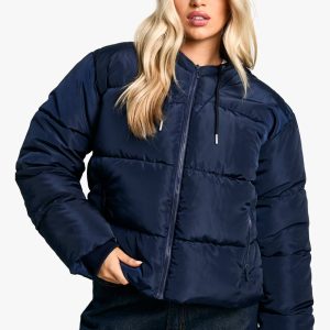 Korte Puffer met Capuchon