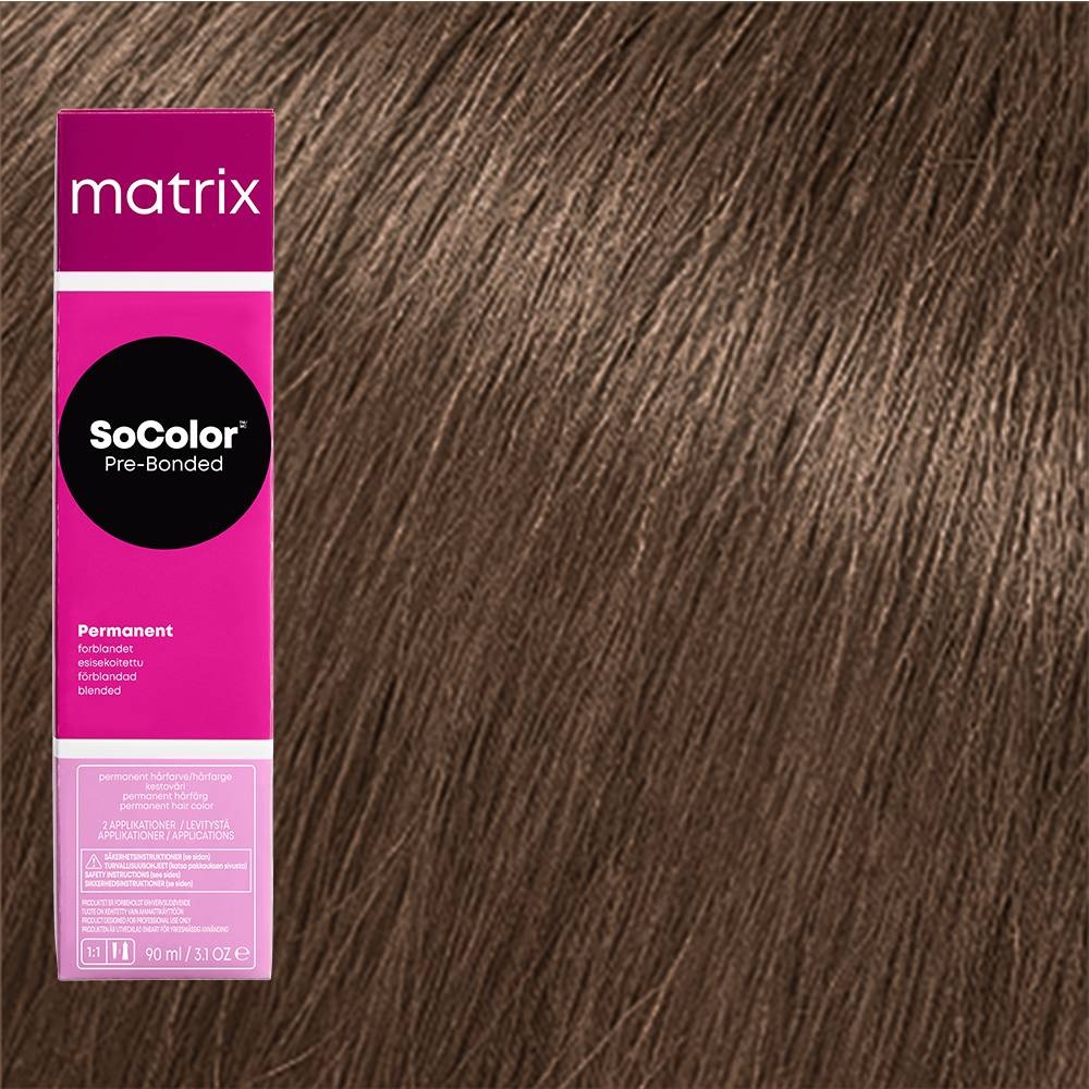 Matrix Matrix SoColor Pre-Bonded 6NV Donkerblond Natuur-Violet - Permanente Haarkleuring 90 ml