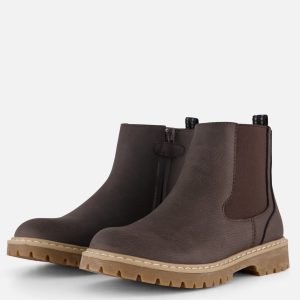 Muyters Chelsea boots bruin Synthetisch