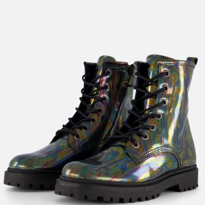 Giga Veterboots Hollogram zwart Leer