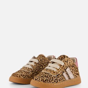 Shoesme Leopard Babyschoenen cognac Suede
