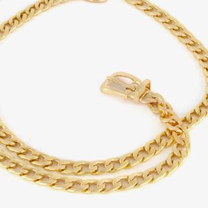 Dames kettingriem goud