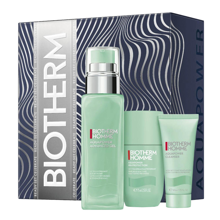 Biotherm homme - Aquapower Advanced Gel 75 ml geschenkset