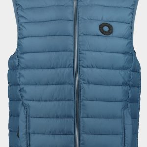 Bos Bodywarmer Blauw Mountain Stepped Bodywarmer 24101MO05SB/268 jeans