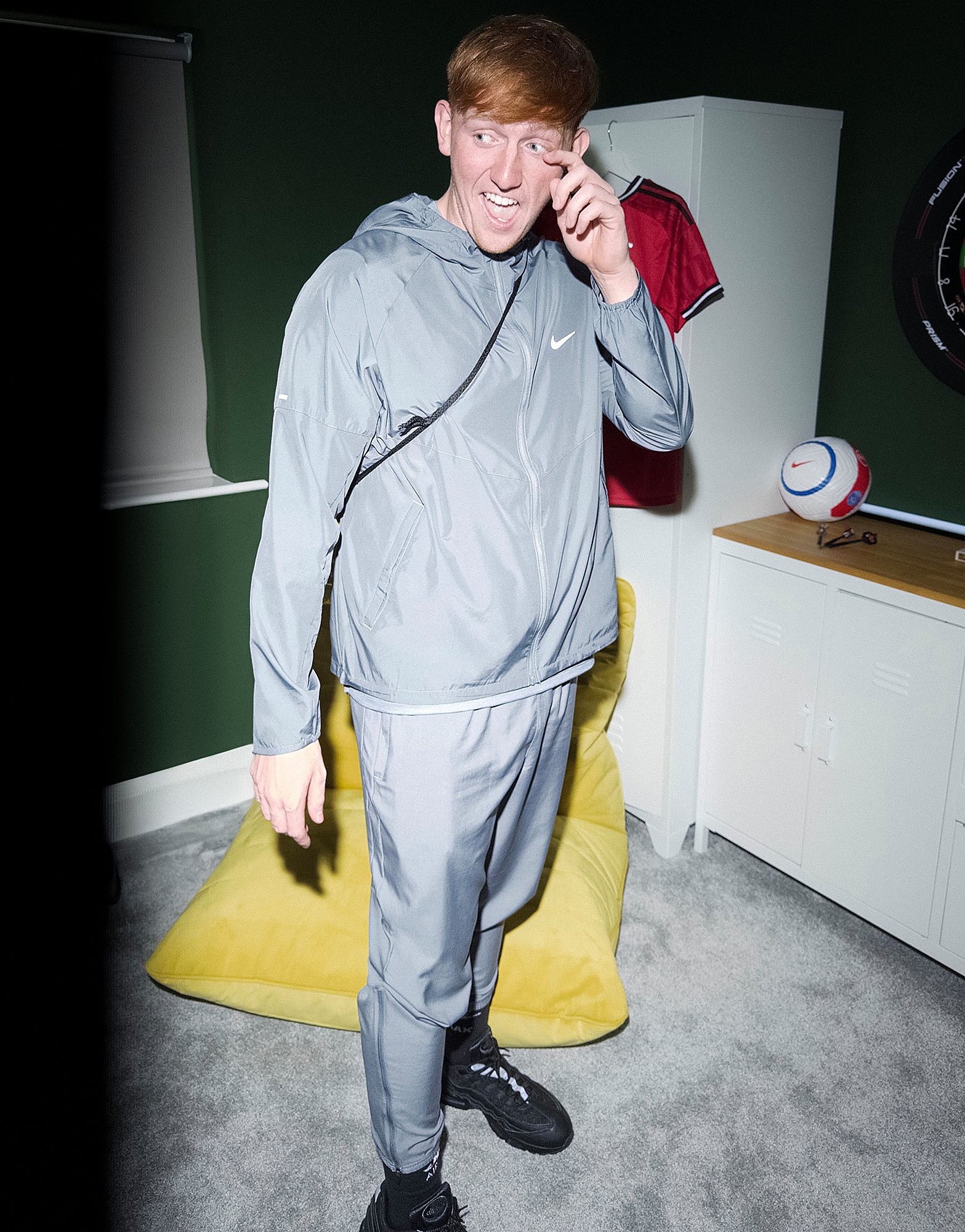 Nike Dri-FIT geweven hardloopbroek voor heren Challenger - Grijs- Heren