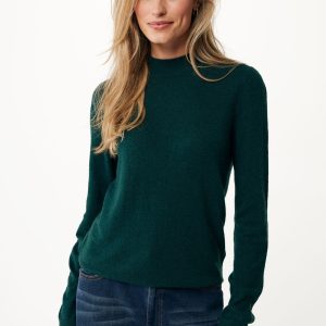 Trui Cashmere Blend Donkergroen
