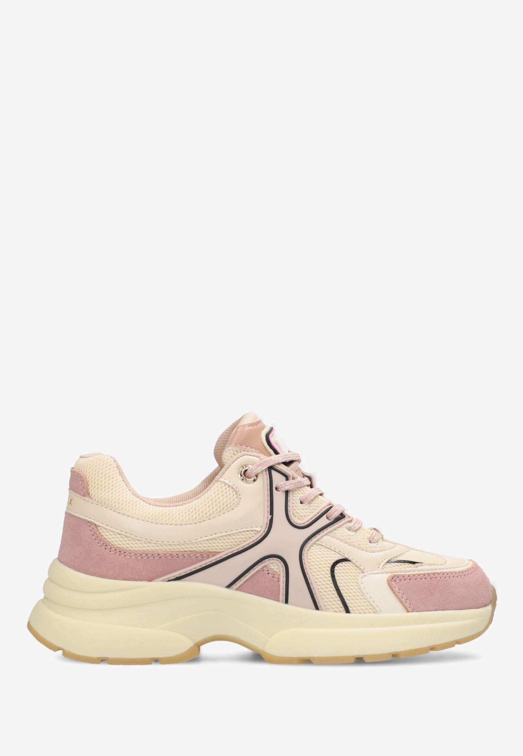 Sneaker Loyce Beige/Roze