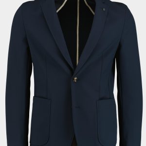 Bos Colbert Blauw Lind Unlined Jacket Drop 8 251038LI10BO/290 navy