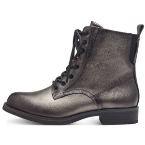Tamaris – Dames – Dames Enkellaars – Bruin/Silver/Zwart – Maat 38