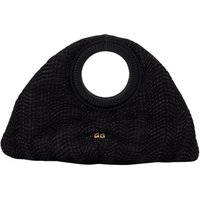 Cult Gaia Crossbody bags - Thais Top Handle Bag - Raffia - Black in zwart