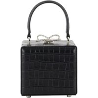 self-portrait Crossbody bags - Croco Micro Handbag in zwart