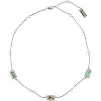 Marc Jacobs Kettingen - Abalone Necklace - Metal - Silver in silver