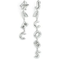 Marc Jacobs Ringen - Logo Balloon Hoop Earrings in silver